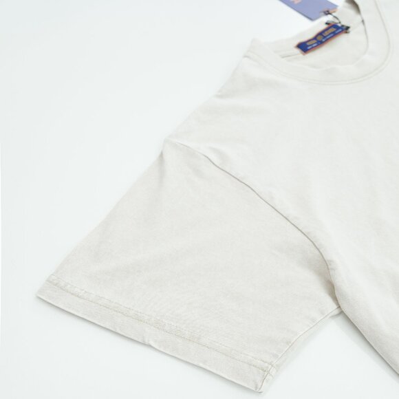 Cream Washed HEAVYWEIGHT 225gsm 100% cotton Oversized Boxy T-shirt HIGH LEVEL HL - Picture 4 of 6